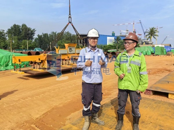 千豪出口電永磁吊具獲客戶好評