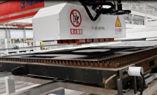 千豪磁電-視比特聯(lián)合產(chǎn)線大件分揀模塊